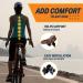 Bikeroo Extra Wide Cruiser Bike Seat for Men and Women - Vintage Brown Saddle with Suspension for Ultimate Comfort - Buy Online on GoSupps.com