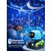Robot Night Light Projector for Kids| 12 Films+72 Lighting Modes| Bluetooth+Rechargeable| 360 Rotation| Baby Sensory Lights for Autism - Buy Online on GoSupps.com