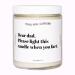 Cool Girl Candles |Dad Light This When You Fart Cotton + Vanilla Scented Candle | All Natural Coconut Soy Wax |Best Strong Scented Candles for Home Fragrance | Clean Burning | Funny Gifts | 8.5 fl oz