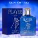 NovoGlow Player Blue for Men - 4.2 Fl Oz Eau De Parfum Spray for Men - Long-Lasting Citrusy Herbal & Woody Fragrances Smell Fresh All Day Long Gift for Men on All Occasions - Buy Online on GoSupps.com