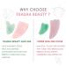 Fuasha Gua Sha Facial Tools Set - Premium 2-in-1 Jade & Rose Quartz | Lymphatic Drainage Massage Stone for Face | Sculpting Pack & Guasha Tool - Buy Online on GoSupps.com