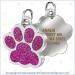 Trimming Shop Dog Tags for Pets Personalised Engraved Dog Cat Pet Tag ID Collar Tags 25mm with Glitter Paw Print Custom Stainless Steel Dog Name Tag for Puppy Pet Dogs Kitten Kitty Royal Blue - Buy Online on GoSupps.com