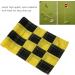 WNSC Golf Flag - Checkered Hole Pole Cup Flags - Nylon - Backyard Outdoor - Black Yellow - Buy Online on GoSupps.com