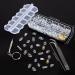 Eyeglass Nose Pads Glasses Repair Kit with 80 Screws Tweezers Small Screwdriver for Glasses 12 Styles 60 Pairs - Buy Online on GoSupps.com