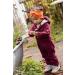 Disana Baby's Jumpsuit/Onesie 74cm/80cm Bordeaux - Organic Cotton Warmth for Your Little One - Buy Online on GoSupps.com