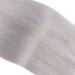 Tape In Hair Extensions - Silver - 60cm - 40 Tresses - 100% Remy Real Hair - Adhesive Tape - Novon Hair Extensions - Buy Online on GoSupps.com
