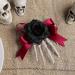 Hand Bone Shape Hair Clip Cute Skull Hand Hair Clip with Bowknot - Skull Hand and Flower Barrettes Bone Claw Hairpins Halloween Claw Hairpin Strong Hold Hair Barrette Black - Buy Online on GoSupps.com