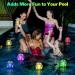 Linkax Solar Pool Lights - Waterproof Floating Lamps for Garden Pond & Swimming Pool - Color Changing Set of 2 - Buy Online on GoSupps.com