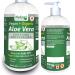 475ml (16oz) ORGANIC Aloe Vera Vegan + Soothing Moisturizer 99% PURE Cold Pressed Made in Canada 475 ml (Pack of 1)