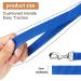 15m Blue Track Line for Dogs - Durable Nylon Leash Weatherproof Training Line with D-Carabiner & Grip Cushion - Perfect for All Dog Sizes - Buy Online on GoSupps.com