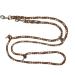 Adjustable Dog Linen for Large Dogs up to 80kg - Jumbo 2.40m / 2.80m / 3.50m / 5m - Durable & Stable Training Leash in Brown-Gray Beige - Buy Online on GoSupps.com