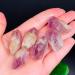 Amethyst Crystals Natural Specimen Amethyst Quartz Cluster Crystal Specimen Minerals JIZTGEDM (Color : C Size : 6 Pieces) 6 pieces C