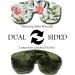 Handmade Opulence Yoga Eye Mask Pillow | Weighted Flaxseed Lavender Aromatherapy Satin & Velvet | Adjustable Strap for Meditation & Restful Sleep | Spring Green | TEMF-SG - Buy Online on GoSupps.com