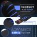 NAAX Knee Compression Sleeve with Side Stabilizer - Ultimate Support for Running Sports & Injury Recovery - Blue - Buy Online on GoSupps.com