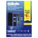 Gillette ProGlide Razor for Men 1 Handle + 3 Razor Blade Refills + Gillette Pro Shave Gel 7oz Includes razor travel cover
