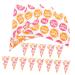 MAGICLULU 50pcs Popcorn Bag Christmas Gift Bags Mini Popcorn Boxes Treat Bags Food Packaging Bags For Clear Goody Bag Party Gift Bags Cardboard Popcorn Boxes Biscuit Cone Paper Child