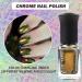 Nail Varnish - Chrome Nail Polish Quick Dry Nail Polishes Holo Glitter Nail Lacquer Iridescent Nail Art Varnish 7 Days Long Lasting Nail Paint Gel Polish (6ml) - Buy Online on GoSupps.com