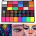 Couleur faciale - Water-based make -up | Couleur du visage bas sur l'eau | Palette de maquillage d'Halloween de 42 couleurs pour le corps du corps Couc sensible Skin pour Festival Aspect - Buy Online on GoSupps.com