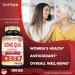 Tenmido Dong Quai Supplement Extract Capsules 4 Months Supply with Black Cohosh Chasteberry Ashwagandha - 120 Vegan Capsules - Buy Online on GoSupps.com