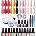 VANREESA Gel Nail Polish Kit with 36W UV Lamp - 12 Autumn Colors, Manicure Tools, Soak Off Gel, Starter Kit for Women - Aurantium, Lilac, Baby Pink - Gift for Her - Buy Online on GoSupps.com