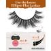 Goddenus H-flat Wispy Fluffy 15mm Natural Mink False Eyelashes - 7 Pairs, CC Curl, Reusable Short Strip Doll Lashes - Wet Look Extensions - Buy Online on GoSupps.com