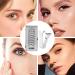 demaxiyad Eyelashes Magnetic | 2 Pair 3D Eyelashes with Applicator False Lashes Kit Natural Look Reusable Lashes with Applicator 3D Artificial Eyelashes for Women - Buy Online on GoSupps.com
