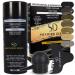Salvathor duran scatter hair for hair compression - bulk hair for full hair in seconds - hair powder - set (hair fibers + applicator + comb) - 25g dark brown