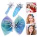 Frcolor 3-Piece Christmas Snowflake Hairpins | Glitter Snap Clips for Girls | Perfect Winter Wedding & Party Hair Jewelry - Buy Online on GoSupps.com