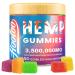 HOOLOO Hemp Gummies for Adults 6 Fruity Flavors for Deep Bedtime Relax Hemp Gummy Infused Vitamins and Omega 3 Made in USA Fruity - 3 500 000 - 1 PACK