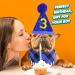 Cobee Dog Birthday Bandana Hat Number Set 10 Pieces Dog Boy Birthday Party Supplies Pet Bandana Party Bling Hat with 8 Glitter Number for Small Medium Large Dogs Blue - Buy Online on GoSupps.com