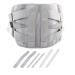 NSXAYIWE back support belts double pressure still-loving vertebrae gray M code reciprocal lumbar support for waist size 80 to 95 cm