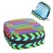 GIAPB Period Bag Sanitary Napkin Storage Bag Period Pouch Travel Makeup Bag Abstract Colorful Modern Stripes Color77