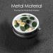 White Rose Printed Mini Round Pill Box | 3 Compartment Travel Pill Organizer | Portable Medicine Case for Home & Office - Buy Online on GoSupps.com