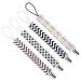 Buy Cotton Pacifier Chain for Newborns | 4-Piece Baby Pacifier Bands for Boys & Girls - Triangular Bib Design - Buy Online on GoSupps.com