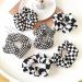 Buffalo Plaid Checkered Hair Scrunchies-Elastic Hair Ties for Women-Girls Ponytail Holders - Buy Online on GoSupps.com