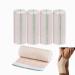 Premium Elastic Bandage Wrap 6 inch 4 Pack Reusable Versatile Self-Closing Compression Bandage Wraps for Ankles Wrists Knee Tummy and Body Cotton Lymphedema Wraps for Legs Latex-Free 6 Wide 4 Pack