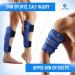 Shin Splint Ice Packs - Set of 2 | Hot/Cold Therapy Wrap for Leg & Calf Pain Relief | Advanced Soft Gel Technology | Freezable & Microwavable | Ideal for Running Injuries - Buy Online on GoSupps.com