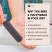 Pumice Foot File Hard Skin Remover - Curved Black Callus Remover for Men and Women - Buy Online on GoSupps.com
