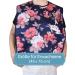 Shop Celley Adult Bibs - 2 Pack Washable & Reusable Crumb Catcher for Seniors Floral Patterns - Buy Online on GoSupps.com
