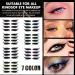 Reusable 2-in-1 Eyeliner and Eyelash Stickers - Glitter Makeup, 56 Pairs - Buy Online on GoSupps.com