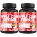 (2 Packs) Apple Cider Vinegar Capsules with Ginger Turmeric Elderberry Raspberry Ketones Beet Root Black Pepper - 7in1 for Supports Digestion Detox & Immune - 4 Months Supply