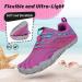 SAGUARO Kids Water Shoes - Quick Dry Aqua Athletic Sneakers for Boys and Girls (Toddler/Little/Big Kid) - Size 12.5 Little Kid - Purple/Stripe - Buy Online on GoSupps.com