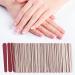 JSRQT 100 Pieces Nail File Set Cushioned Emery Boards Double Sided Acrylic Nail File Mini Nail Files Bulk for Women Girls Nail Filer Nail File Buffer Set Manicure Tool for Natural Acrylic Fake Nails - Buy Online on GoSupps.com