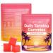 FUKEVY Daily Tanning Gummies Tanning Gummies with Lycopene & Beta Carotene for Skin Health & Glow Vegan Non-GMO-60 Ct 30-Day Supply