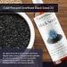 Black Cumin Seed Oil 4 fl. oz - 100% Pure Unrefined Cold Pressed Nigella Sativa for Skin Care Hair Growth & Massage - Buy Online on GoSupps.com