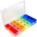 Weekly 3 Compartment Pill Organizer | CoCo Island Medicine & Vitamin Storage - International Shipping - Buy Online on GoSupps.com