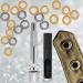 EuTengHao 100 Sets Metal Grommet Tool Kit 1/2 Inch for DIY Crafts - Silver & Gold - Buy Online on GoSupps.com