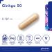 Pure Encapsulations Ginkgo 50 160mg | Ginkgo Biloba Supplement for Oxygen & Blood Circulation Support | Memory Aid for Aging | 120 Capsules - Buy Online on GoSupps.com