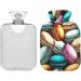 Shop Naanle Vintage Macarons Hot Water Bottle 1L - Transparent Bed & Foot Warmer for Pain Relief & Cold Therapy - International Shipping Available - Buy Online on GoSupps.com
