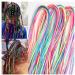 Colorful Hair Wrap String For Braids Hair Wrap Rope Braiding Hair Tie Elastic Stretch String Accessories Fashionable Colorful Tie(20 PCS) 1colorful